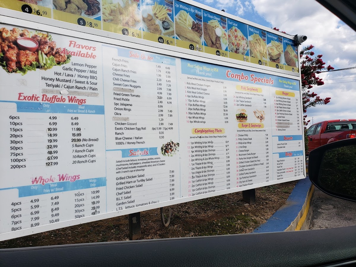 Exotic Wings & Things Menu - Image 3